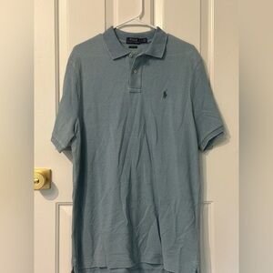Polo by Ralph Lauren Men's Light Blue Polo Shirt